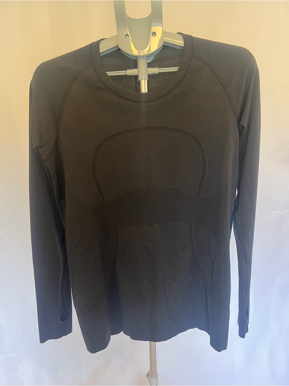 lululemon athletica Women’s Crewneck Long-Sleeve Top - Black, 12